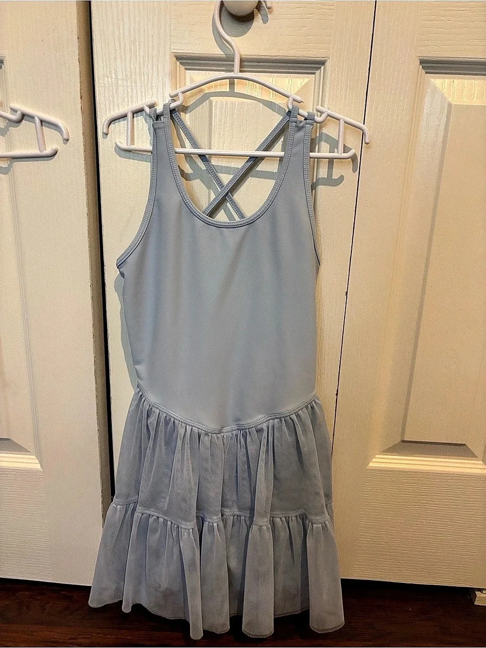 Old Navy Active Powersoft Dress Girls Medium (8) Blue Like New